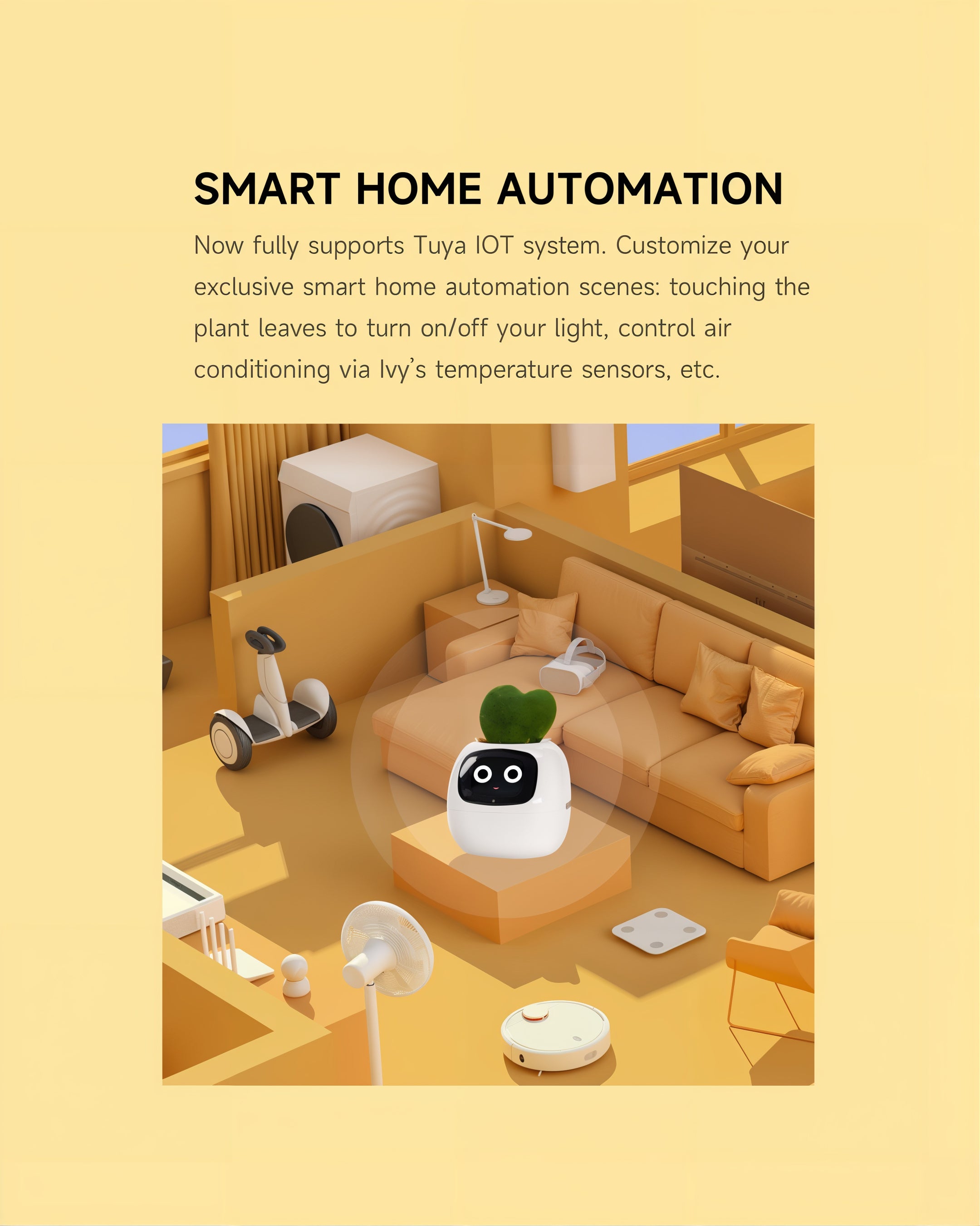 PlantSpace Smart Ivy Planter β AI-Powered Self-Watering Planter with App Integration