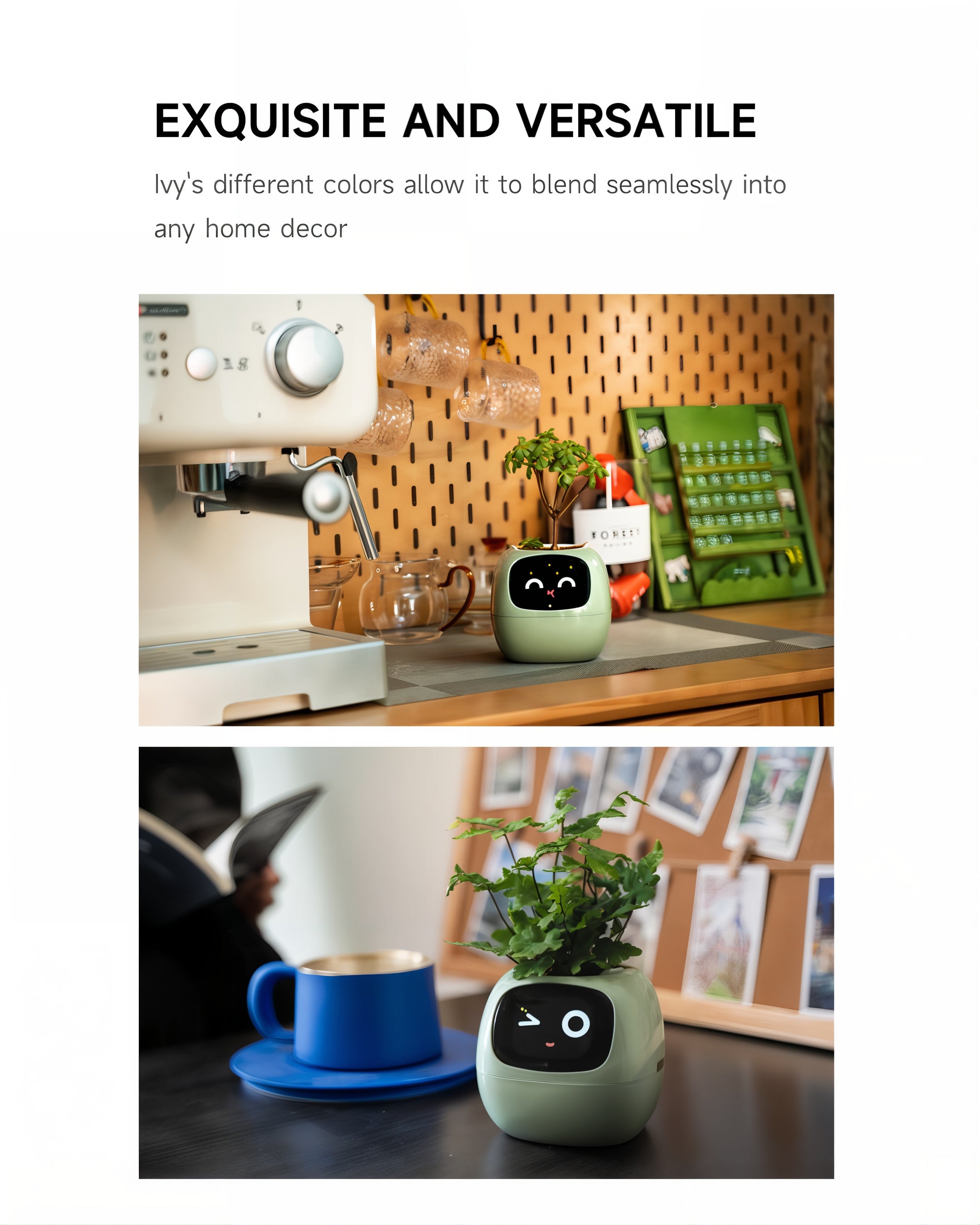 PlantSpace Smart Ivy Planter β AI-Powered Self-Watering Planter with App Integration