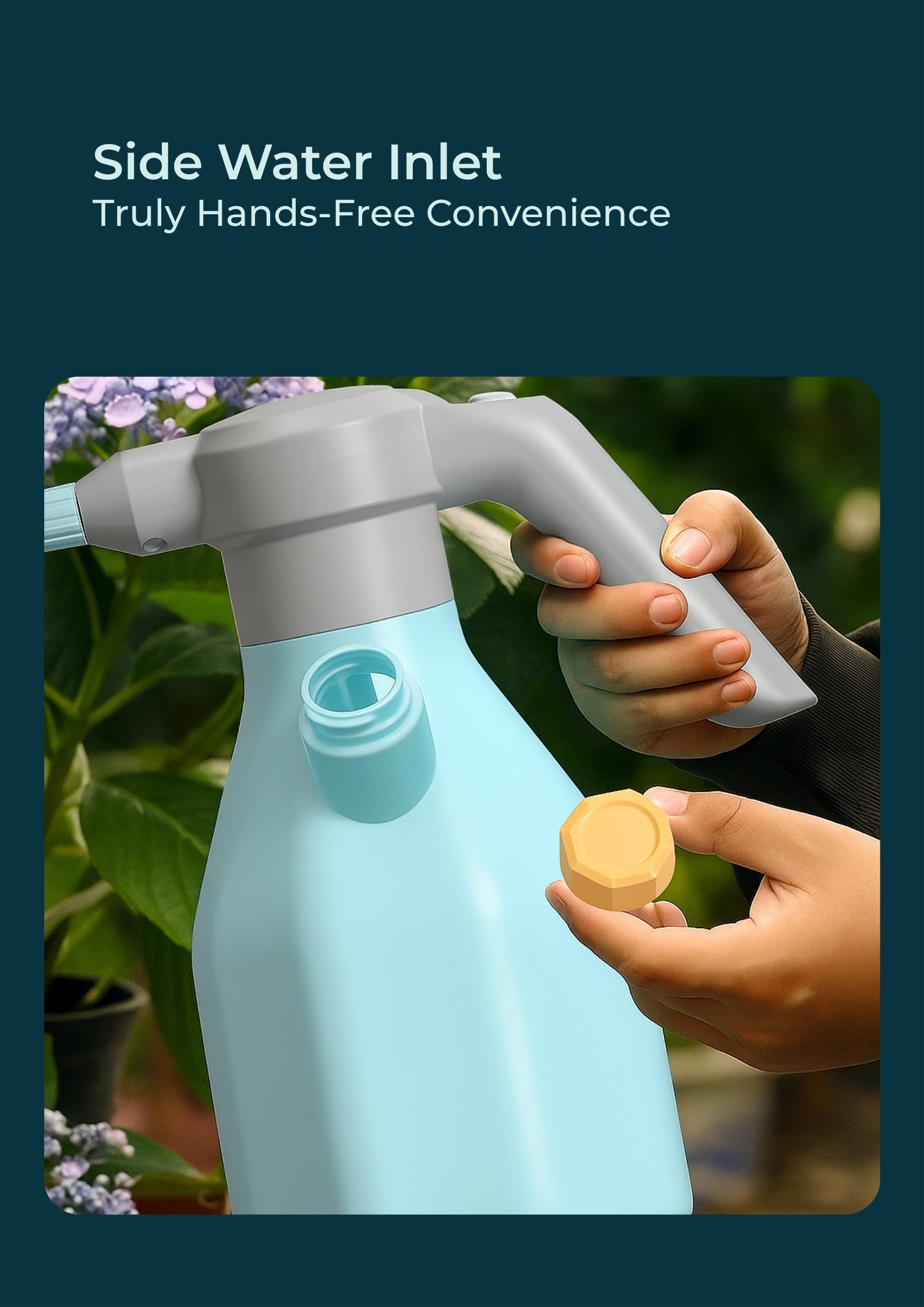 (Pre-Order) 2L Electric Garden Sprayer Fine Mist, Rechargeable, Easy Side Fill | Home & Plant Care