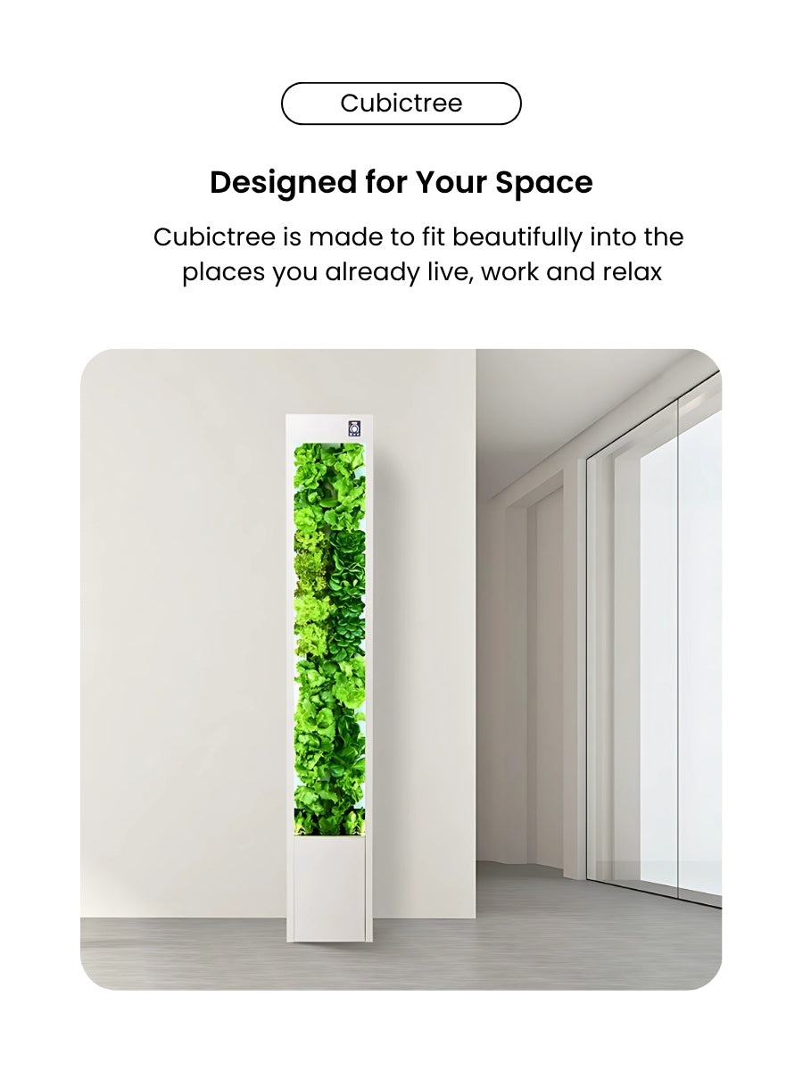CubicTree Micro Farm – Smart Indoor Vertical Garden for Fresh, Pesticide-Free Veggies