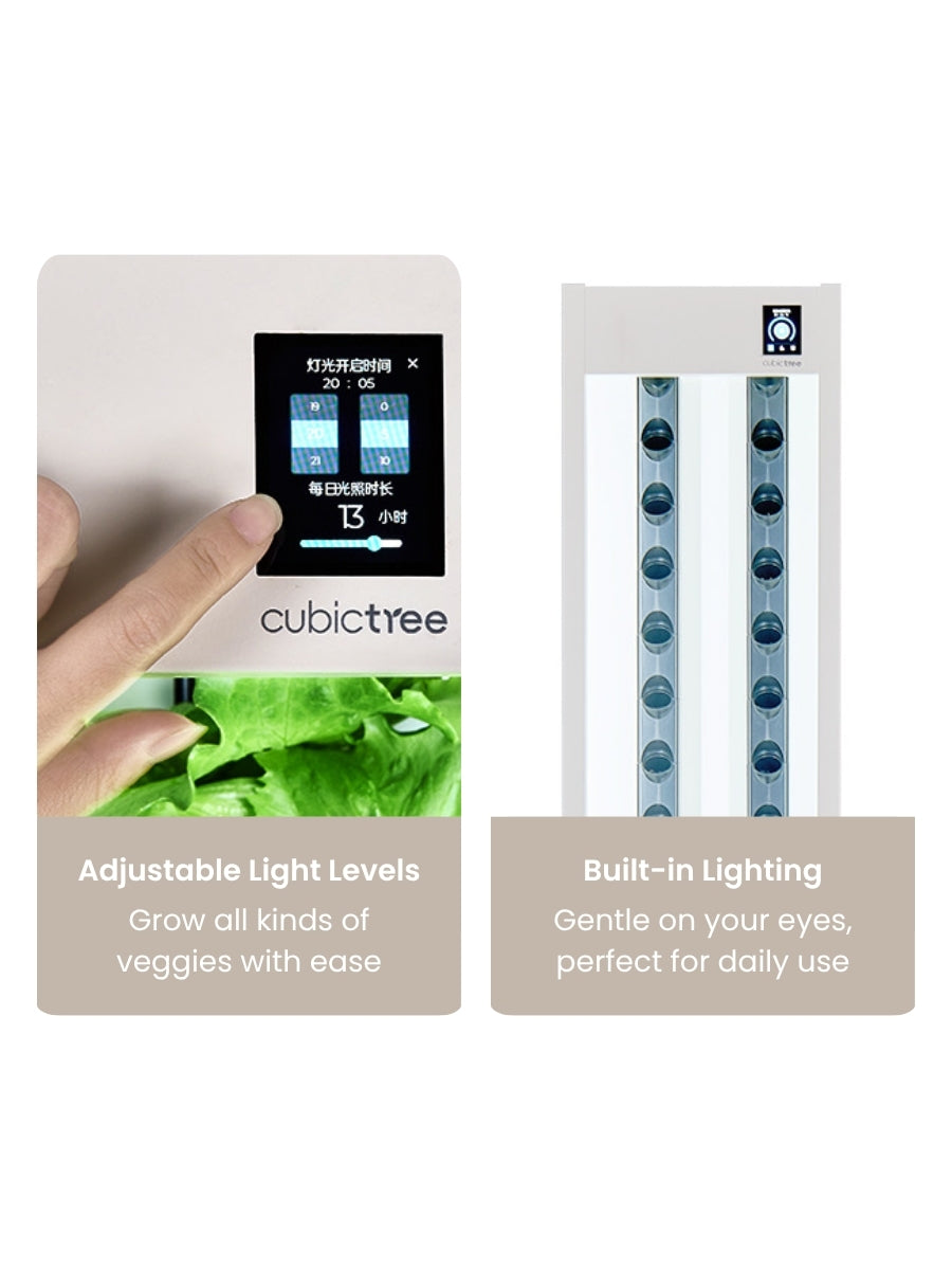 CubicTree Micro Farm – Smart Indoor Vertical Garden for Fresh, Pesticide-Free Veggies