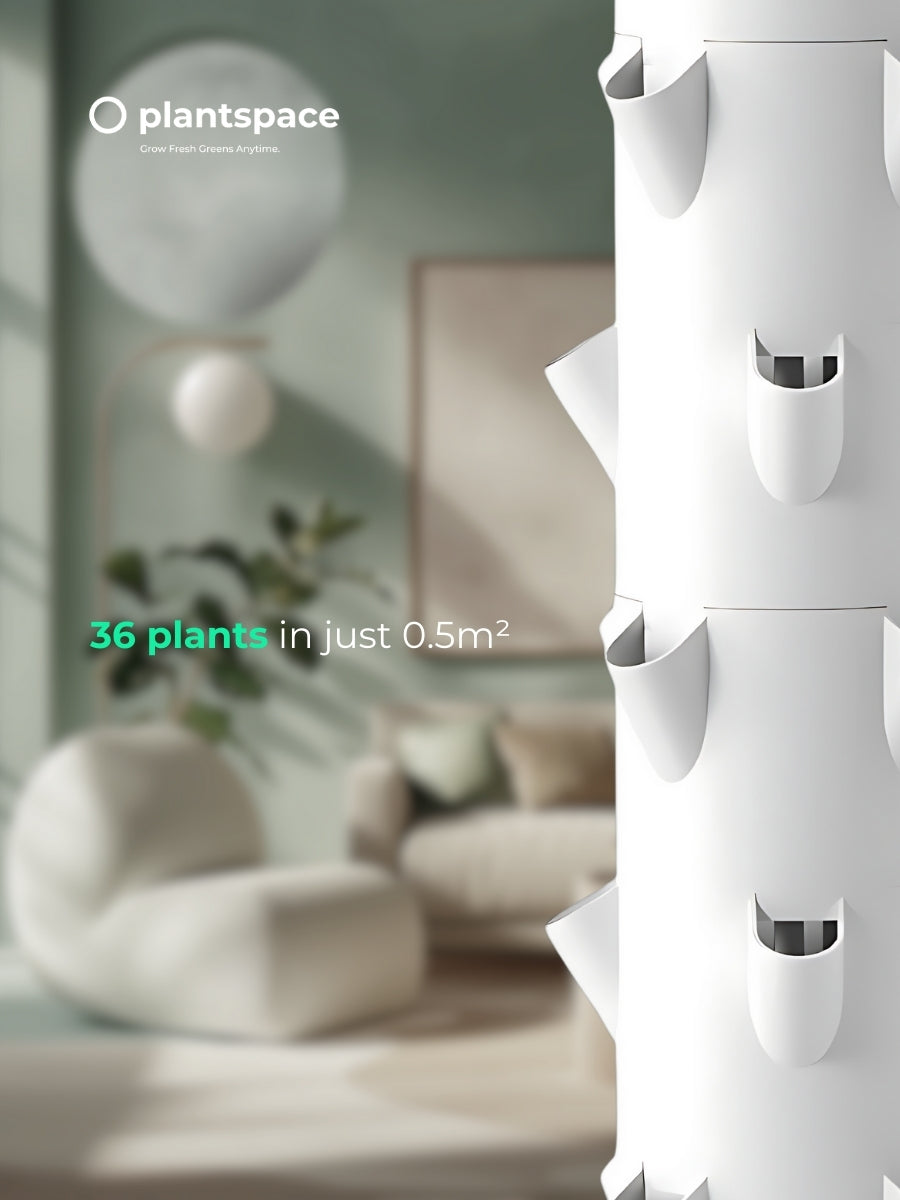 PlantSpace Tower Garden by A Leaf: Innovative Indoor Vertical Gardening System (Pre-Order)