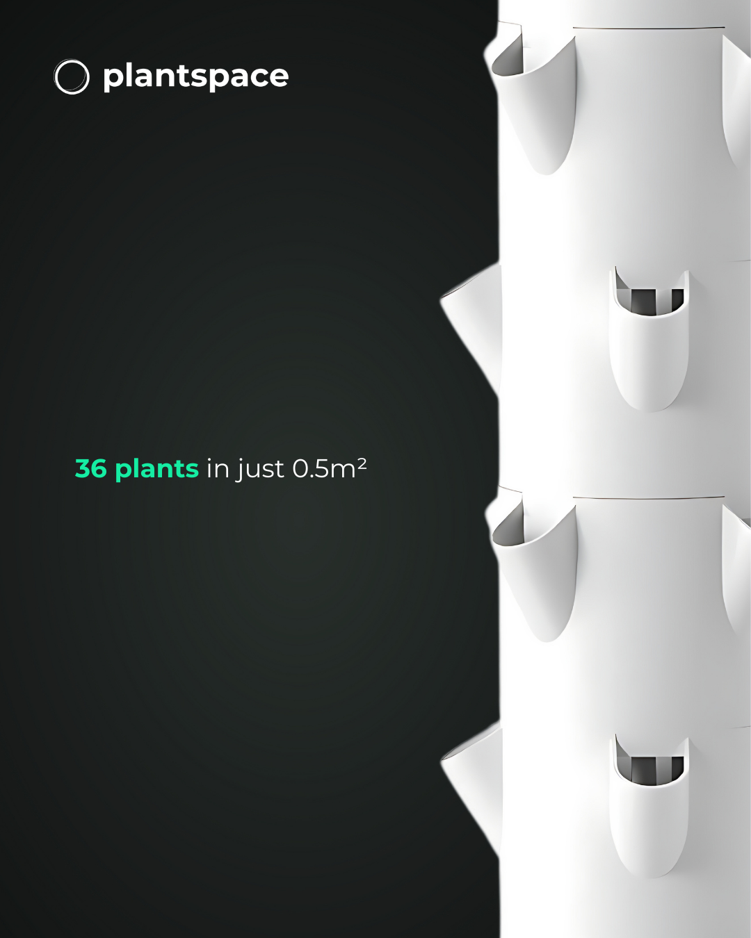 PlantSpace Tower Garden by A Leaf: Innovative Indoor Vertical Gardening System (Pre-Order)