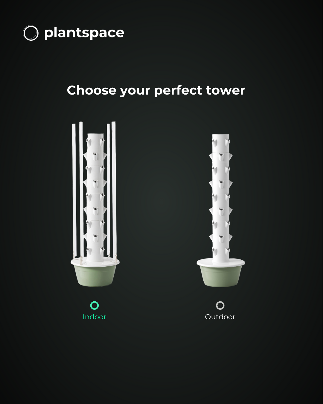 PlantSpace Tower Garden by A Leaf: Innovative Indoor Vertical Gardening System (Pre-Order)