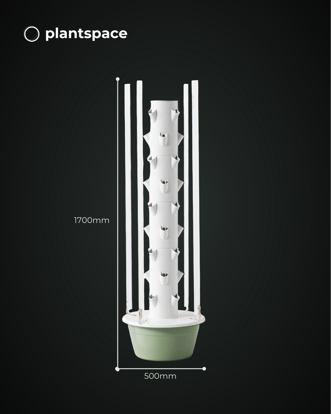 PlantSpace Tower Garden by A Leaf: Innovative Indoor Vertical Gardening System (Pre-Order)